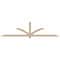 Ekena Millwork Redmond Smooth Timber Gable Bracket, Douglas Fir, 108"W x 27"H x 3 1/2"D x 3 1/2"F, 6/12 Pitch GBW108X27X0404RED00SDF - alternate 1